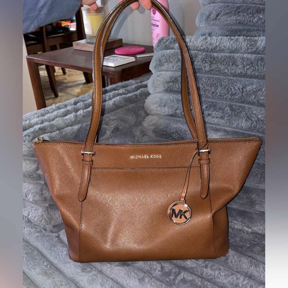 Michael Kors Tan Leather Tote